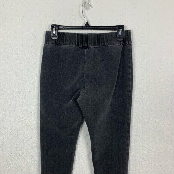 Soft Surroundings Pull On Jeans Small Gray Stretchy Comfort Casual - Picture 5 of 8
